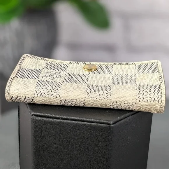 Louis Vuitton Damier Azur Multicles 6 Key Case wallet LV AUTHENTIC *FIRM PRICE* - Picture 6 of 16